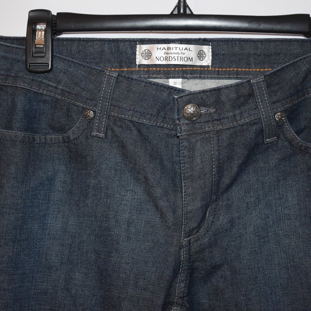 Women's Nordstrom Habitual Boot Cut Jeans 34" inseam Size 31 - Picture 2 of 6